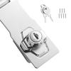 4 Inch Letter Box Locker with Screw with Lock Double Door Cabinet Lock Cabinet Security Combination Lock for Door Cabinet Drawer