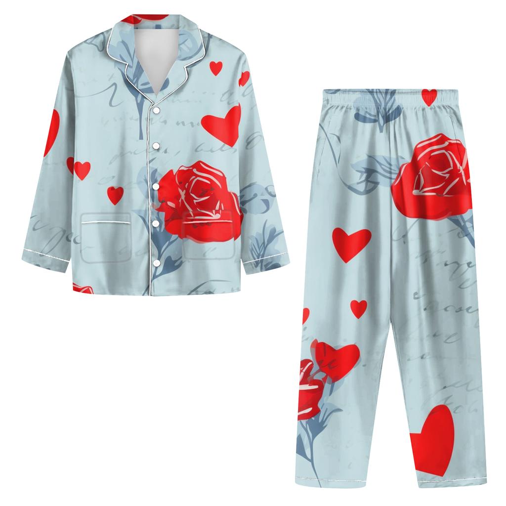 Ladies' Long Sleeved Long Pants Casual Home Set