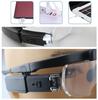Glasses magnifying loupe with glasses reading watch jewelry precision work such as integrated frees up both magnifying glass loupe, glass, light,