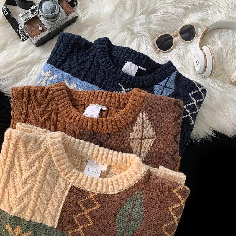 Autumn/Winter Cozy Trendy Sweater - Hong Kong & Japanese Style Loose Knit Design