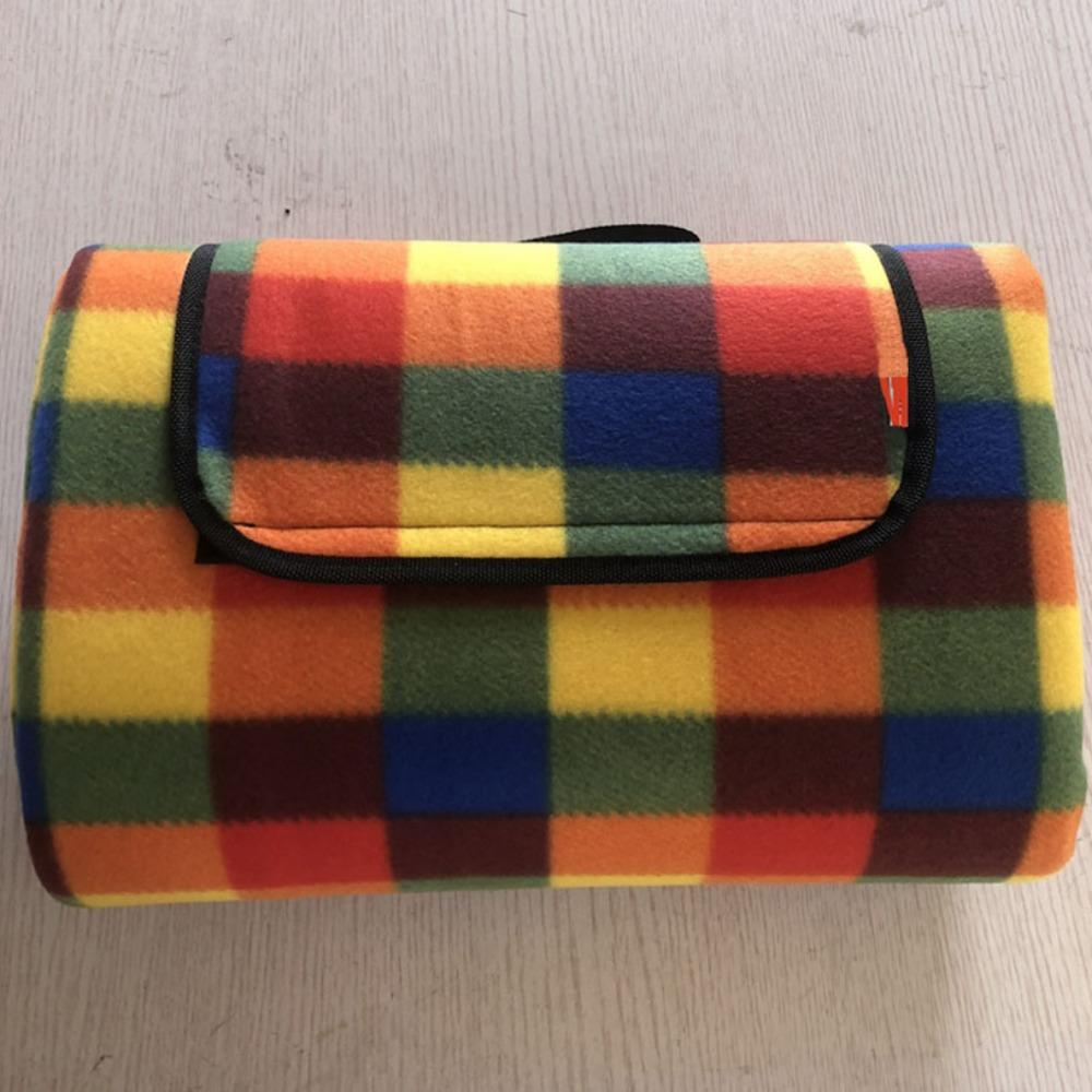 Sammet Tjock Fuktsäker Matta Bärbar Praktisk Matta Mode Ny Utomhus Camping Filt