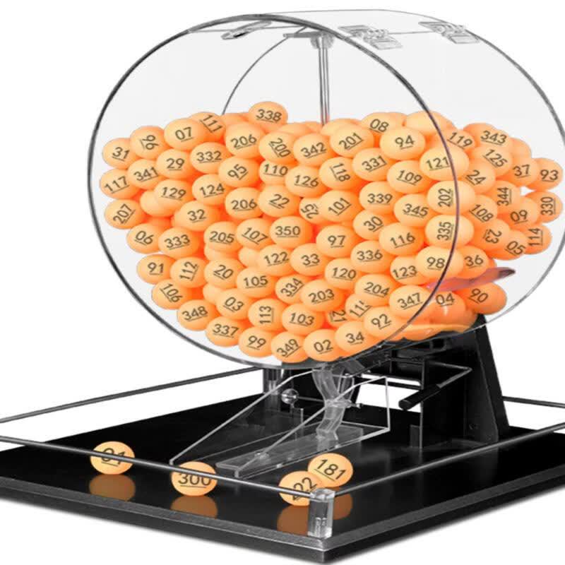 Manual Lottery Machine with 200 Colorful Balls