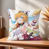 Game Comfortable Soft Pillow Case for Sofa Fanart Escoffier Genshin Living Room Home Office Decor Protective Covers