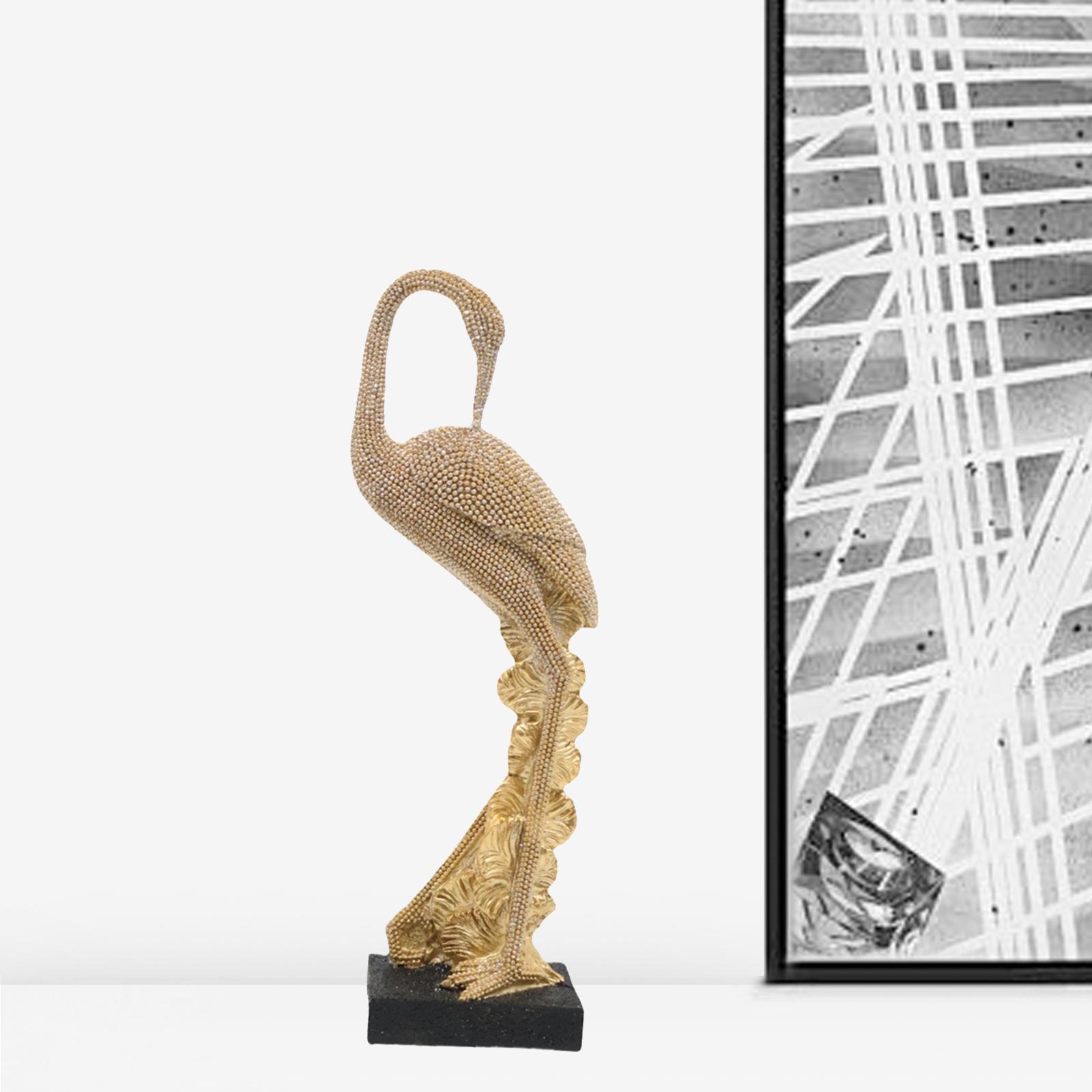 

Статуя журавля, центральное украшение стола, скульптура животного, художественная статуэтка для гостиной, книжной полки, спальни, подарка на день рождения, новоселья