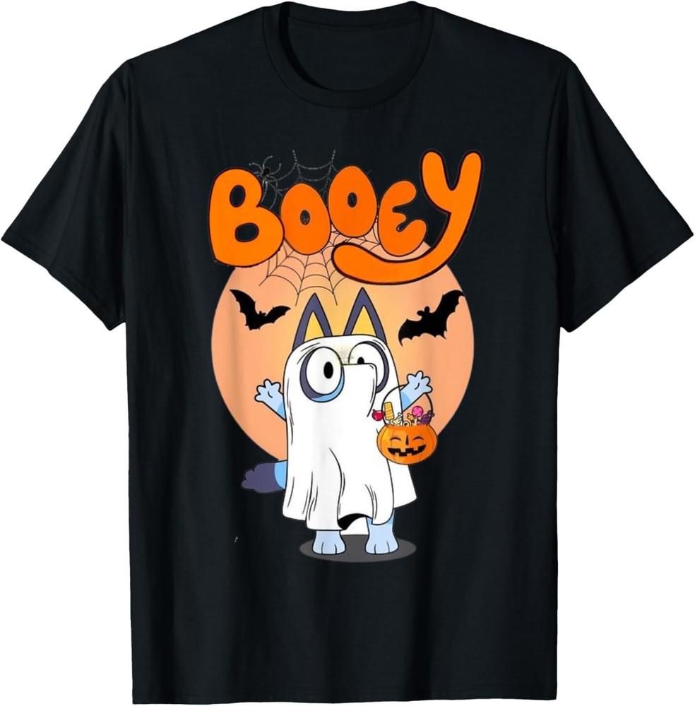 

Booey Halloween Funny Spooky Season Men Women Gift Unisex T-Shirt L