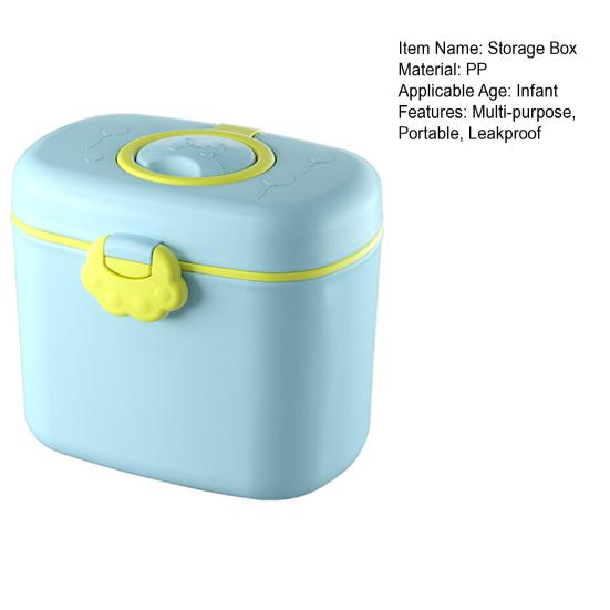 380/550ML Portable Milk Powder Storage Box Leak-Proof Baby Formulas Dispenser Outdoor Travel Sealed Food Snack Storage Container