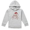 Winnie the Pooh Childrens/Kids Eeyore Santa Hat Heather Hoodie