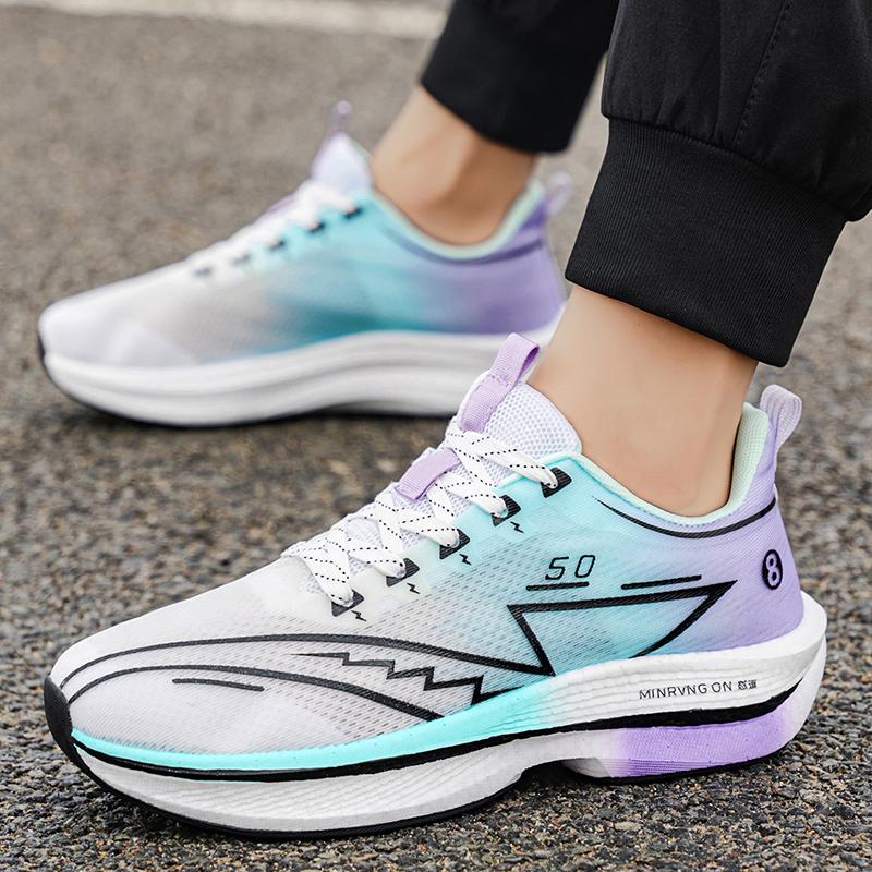 

Женские кроссовки Повседневные Уличные Школьные Студенческие Цветные Спортивные Кроссовки Мужские Легкие Кроссовки Большого размера Обувь для бега EU: 34 фиолетовый