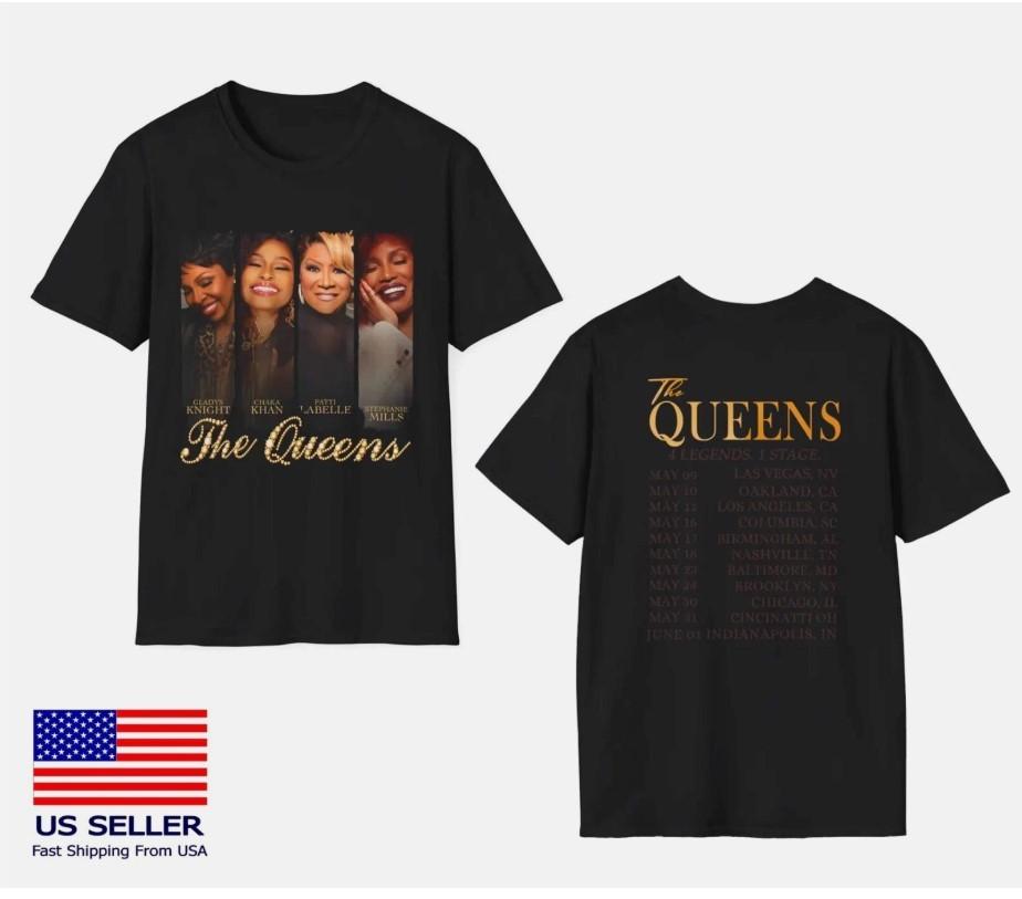 

The Queens Tour 2025 T-Shirt Music Legends Fan gift Unisex T-Shirt XL