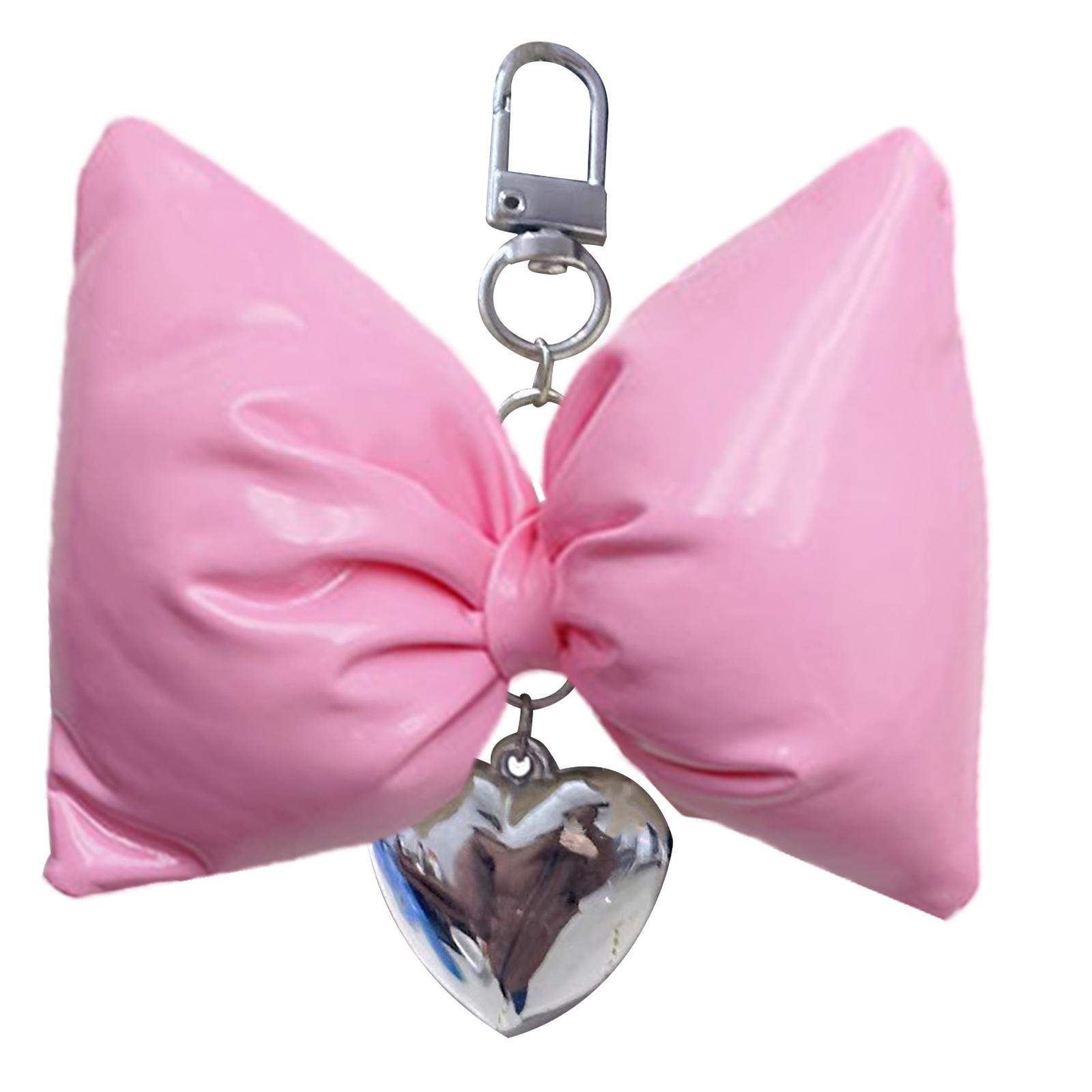 

Стильный кулон-бантик, долговечный брелок, украшение для ключей, милые брелоки-бантики, идеальный подарок для модных женщин и девушек розовый