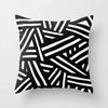 45*45Cm Orange Color Throw Pillow Case Mid Century Geometric Cushion Covers For Home Sofa Chair Decorative Pillowcases