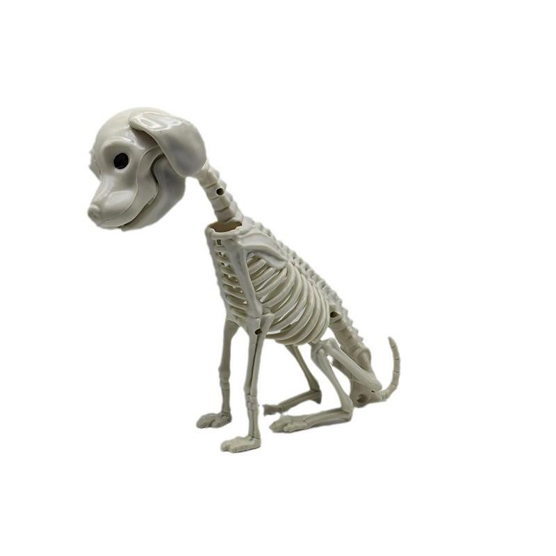 

Animal Skeleton Pug Dog Skull Realistic Bone Model Halloween Decor Veterinary Anatomy Study Collectible Art Specimen for Display 23 22 10 слоновая кость