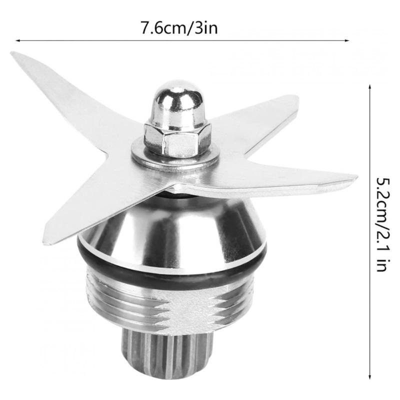 Stainless Steel Mixer Blade Rustproof Blender Blade for VT 1195 Blender
