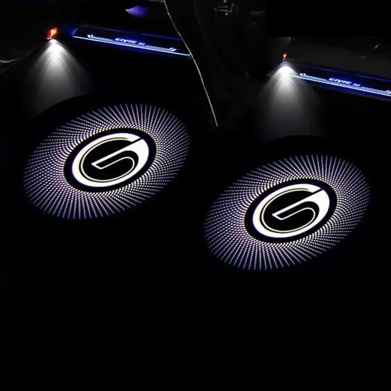 2pcs LED Car Door Light Welcome Projector Ghost Shadow Lamp For GAC Trumpchi GS4 GS3 GA6 GS7 GS8 GM8 GM6 Car Led