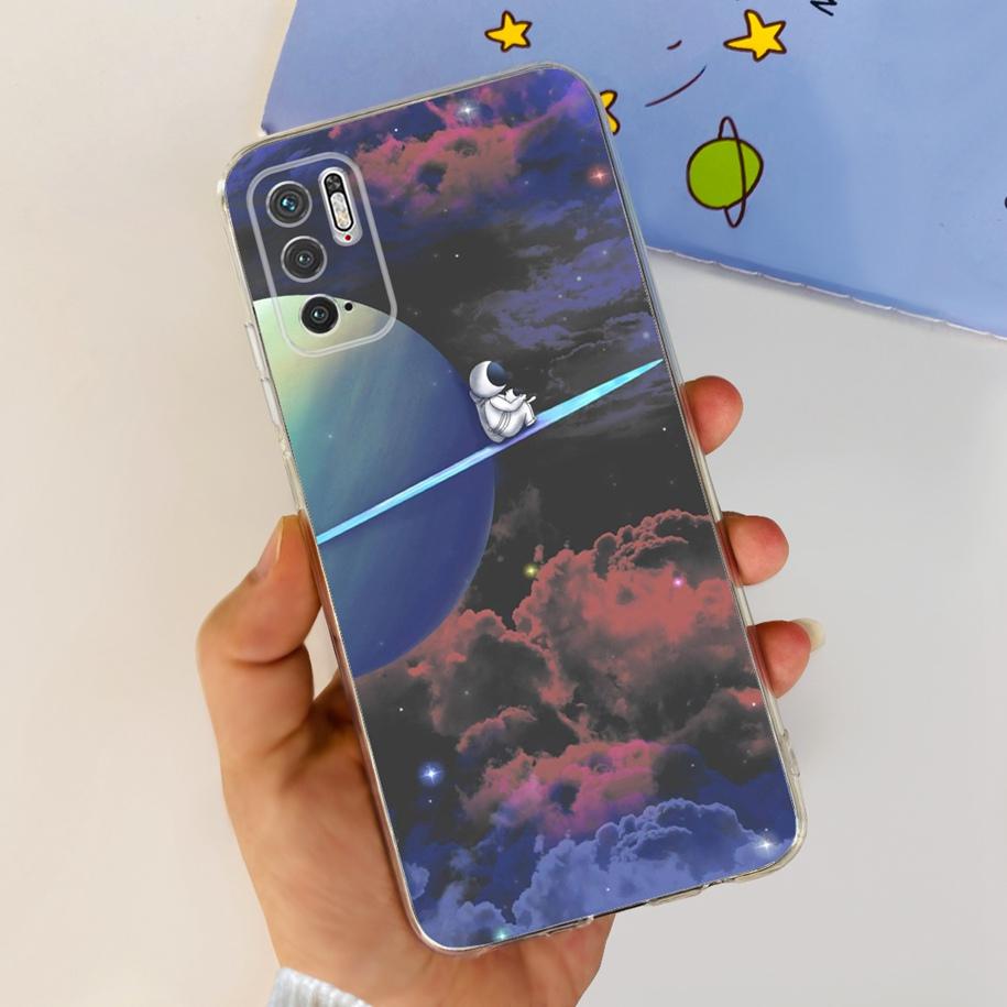 For Xiaomi Poco M3 Pro 5G Case 2021 Fashion Butterfly Space Bumper Soft Silicone Back Cover For Xiaomi Poco M3 Pro 4G Coque 6.5"