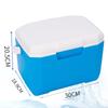 Insulated Portable Chiller 6L Leakproof with Handle Ice Retention Chest Box Outdoor for Grill