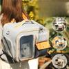 Oxford Cloth Portable Pet Trolley Case Travel Carrier Bag for Cats & Small Dogs Anti-Stress Cat Backpack Lightweight Luggage Bag