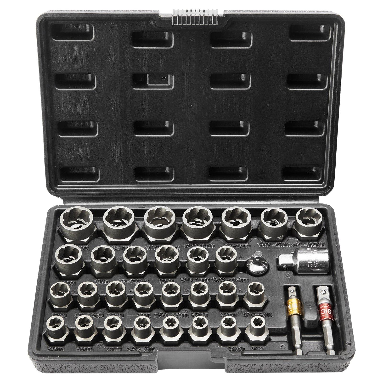 VEVOR Bolt Extractor Set, 29-Piece Bolt
