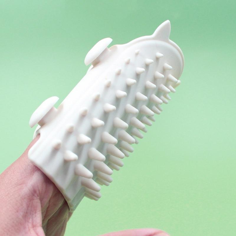 Cat Massager Brushes Corner Scrapeer Hair Removal for Cats Beauty Grooms Corner Brush Removable Cat Grooming Brush