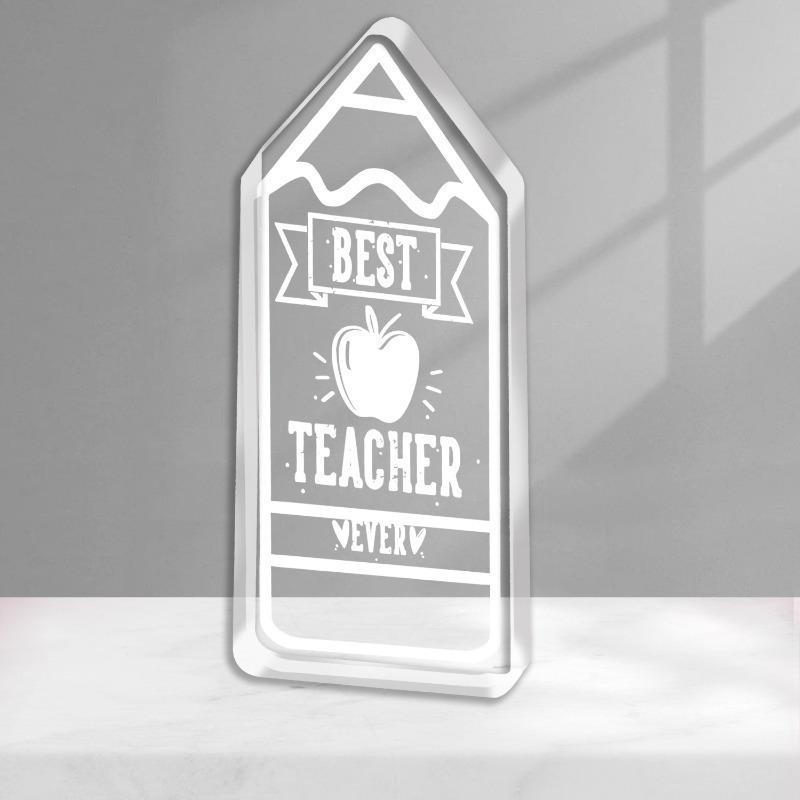 

Teacher Thanks Gift, Teacher Carved Acrylic Decoration, Best Teacher Gift for Students, Teacher Thanks Retirement Gift чистый