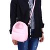 Pet Carrier Hamster Rat Hedgehog Rabbit Ferret Sleeping Outgoing Travel Packet Bag (Pink)