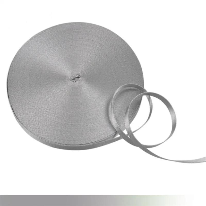 Meetee 45Meters 10-20mm Colored Nylon Webbing Tape Handbag Strap Ribbon Gift Packing Decoration Band Sewing Garment Accessories