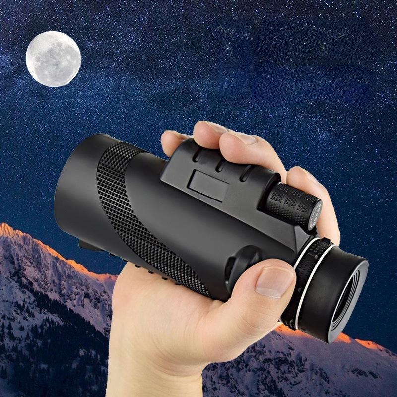 High-Power 40X60 Monocular Telescope & 80X100 HD Night Vision Binoculars for Outdoor Use