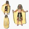 Egyptian Pharaoh Cos Costume For Adults Perfect For Halloween Party Polyester Fiber Material