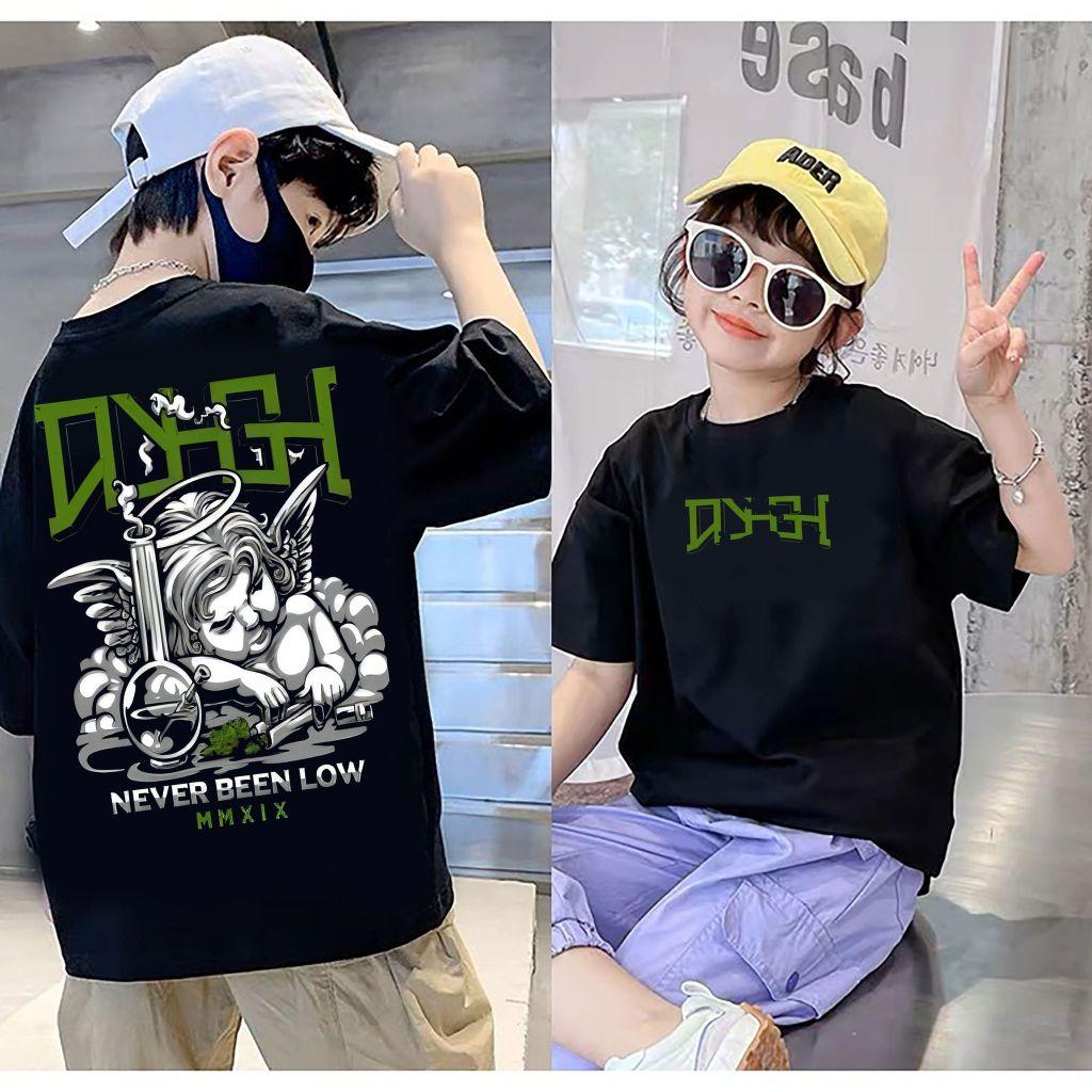 Children's T-shirt suitable for both men and women, street retro style children's shirt