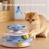 Cat Self-Rotating Amusement Flying Disc Puzzle Toy - Cat Exercise Enrichment Pet Supplies