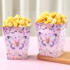Butterfly Paper Popcorn Box Butterfly Birthday Party Decor Kids Girls Wedding Birthday Party Supplies Baby Shower Party Decor