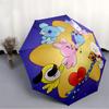 1PC BT21 Characters Automatic Open/Close Umbrella, 8-Rib Sturdy Frame, Lightweight Portable Umbrella, Commute, Business - Ideal Gift for Friend, Vibra