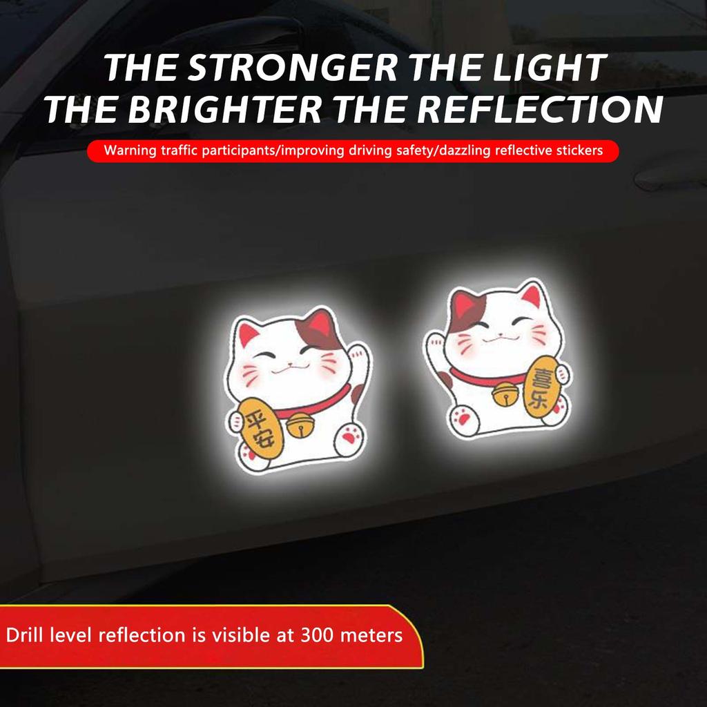 Cartoon Animal Car Sticker Personalized Creative Vehicle Tail Cute Sticker for Friend Family Neighbors Gift