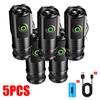3*SST20 2000LM Powerful LED Flashlight Mini EDC High Power Tactical Torch 5 Modes Rechargeable Camping Lantern Use 18350 Battery