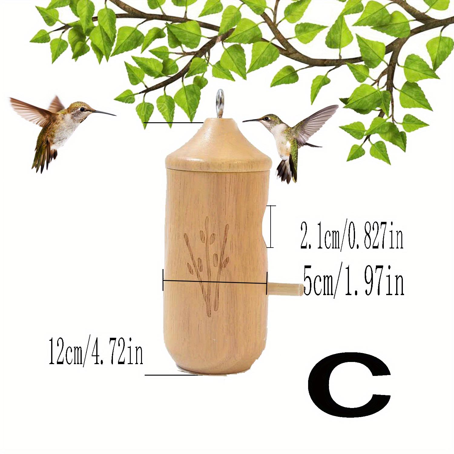 

Привлеките колибри в свой сад с помощью этого 5,1-дюймового деревянного домика для колибри! C Bird House жёлтый