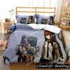 Anime Steins Gate Kurisu Makise Bedding Set Boys Girls Twin Queen Size Duvet Cover Pillowcase Bed Kids Adult Home Textile026