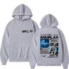 Anuel AA RHLM 2 Hoodie Vintage Gewaschen Baumwollfleece Sweatshirt Unisex Oversized Pullover Latin Trap Streetwear Top Merch Geschenk
