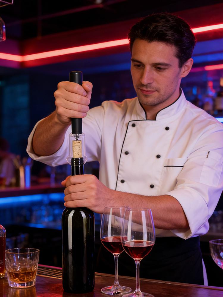 Luftdruck Weinöffner Manuell Belüfter Korkenzieher Nadeltyp Weinöffner Set Für Zuhause Reise Tasche Urlaub Bar Party Küche