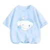 Cinnamoroll Cartoon Sanrio T-Shirt Children's Boys' Clothing Girls' Summer Casual Top
