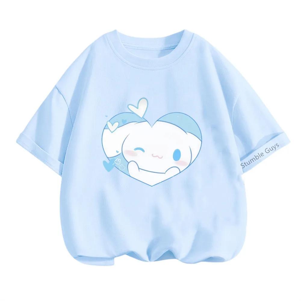 

Summer Large-Eared Dog Cartoon Sanrio T-Shirt Children s Boys Clothes Girls Casual Top 100