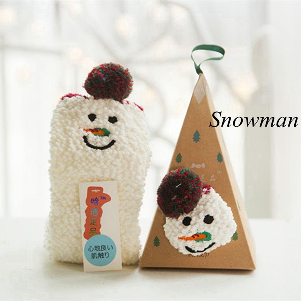 Soft with Tapered Box Cute  Hosiery Ankle Towel Winter Warm Animal Embroidery Floor Thicken Socks