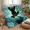 Underwater Cat Adventure 1 Theme Blanket Lightweight Warm Flannel Blanket Decorative Throw Blanket for Home Decoration