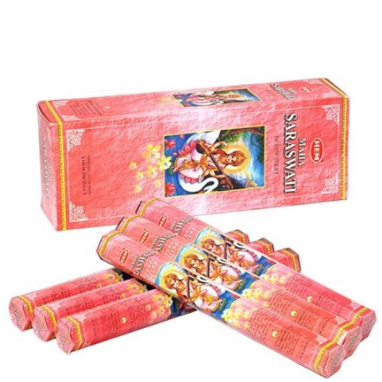 

HEM Incense Stick Hexapack Saraswati Benzaiten Hexagonal x 6 boxes SARASWATI (20 pieces) [Item]