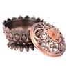 Incense Stick Holder Zinc Alloy Lotus Incense Burner 7x5cm Joss Stick Holder Home Desk Decoration