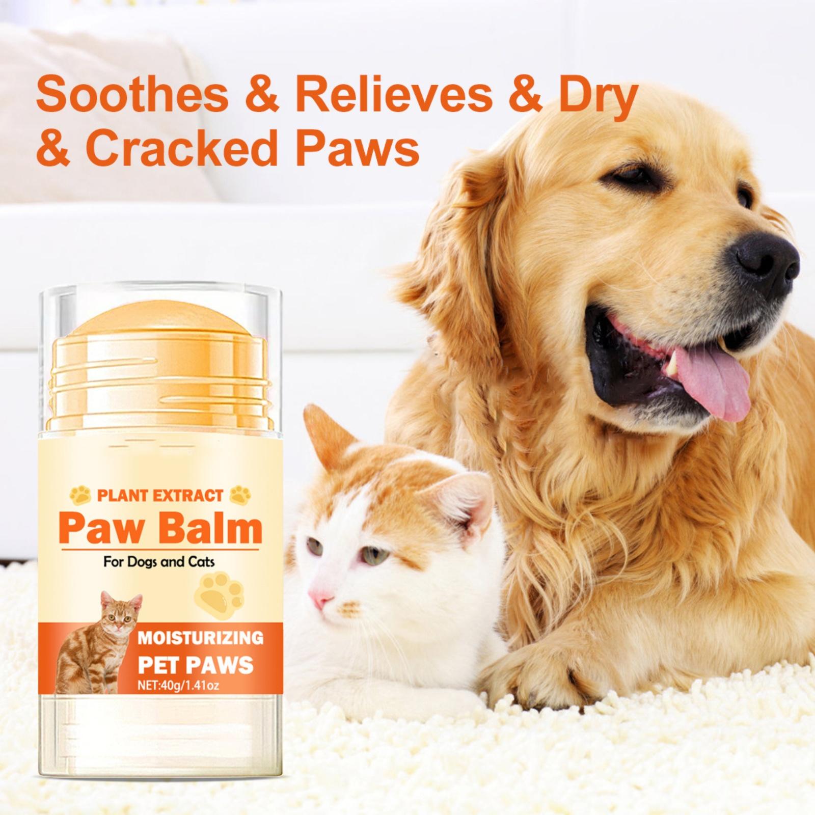 

Dog Nose Balm 40g All-Natural Cream Wax For Dry, Cracked Pads Snouts Cats Moisturizer Soother, Nose Butter For Bulldogs One Size