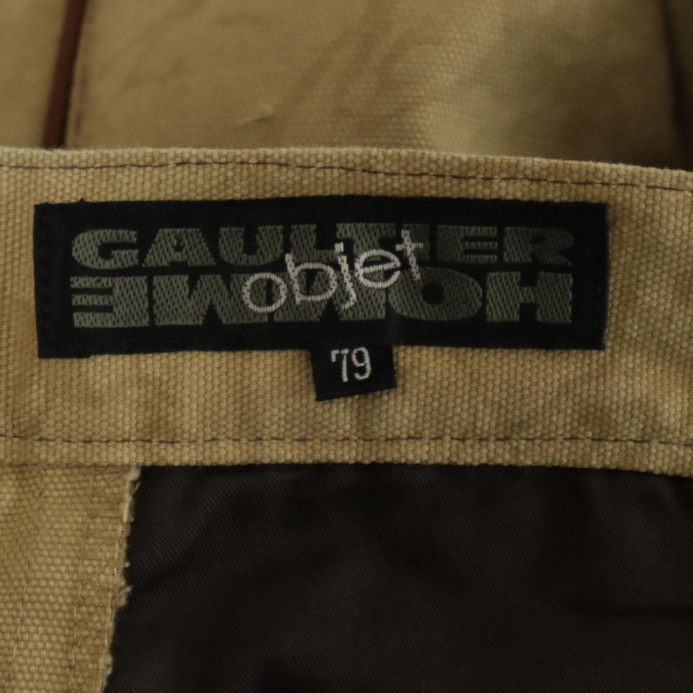 GAULTIER HOMME made in Japan Overall handle Long pants 79 Brown Men's Used
