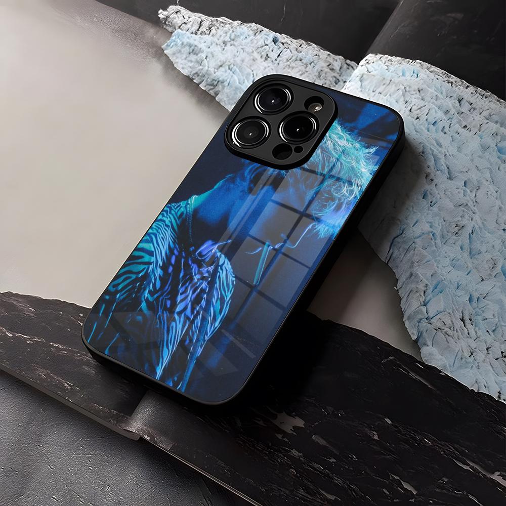 

MGK Machine Gun Kelly Phone Case Tempered Glass For IPhone 16 13 14 12 15 11 Pro Max Plus Mini X XR SE2020 Coque iPhone 12 Pro
