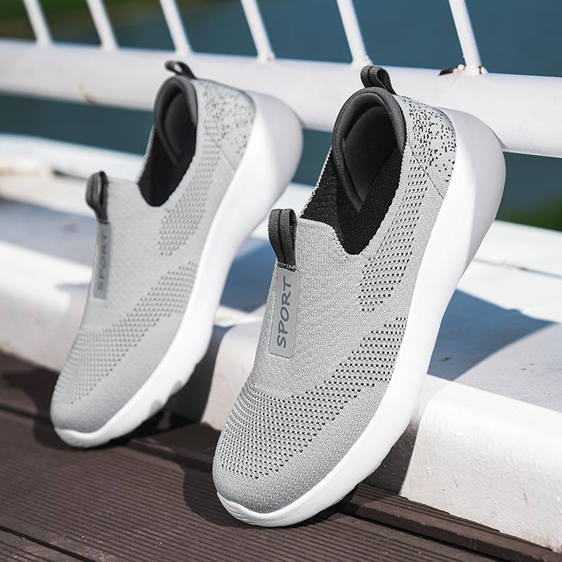 Mesh Sneakers Breathable Shoes for Men Casual Sports Shoes Comfortable Walking Shoes Simple Shoes for Men
