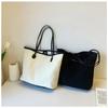 Canvas Lady Shoulder Shopper Bag Large Capacity Reusable Travel Bags  Women