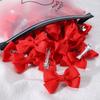 5Pcs/Set Solid Hairpins for Baby Grosgrain Ribbon Bows Hair Clips Boutique Handmade Headwear Girls Baby Hair Accessories